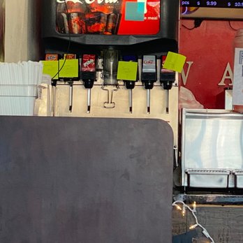 J-Town Wings & Philly - Broken drink machine - Chicken Wings Near Me - Jacksonville, Florida