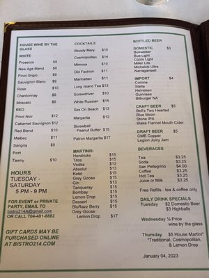 Bistro 214 by null