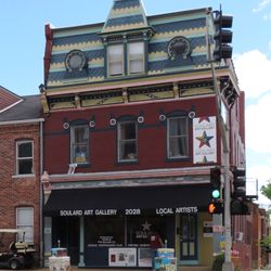 Soulard Art Gallery - Outside view of the Soulard Art Gallery in the historic Soulard neighborhood