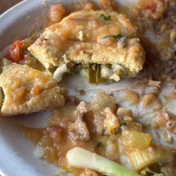 Cocina del Charro - Another shot of the snot sauce. Looks like a piece is missing, but I had cut and set on a napkin. - Mexican Near Me - San Marcos, California