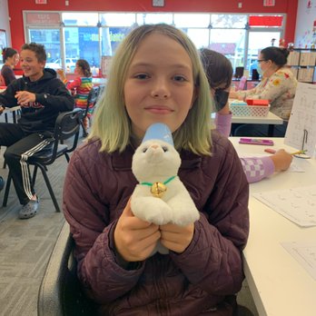 Mathnasium - Lorelei is showing us her adorable Christmas present, Jingle! - Tutoring Centers Near Me - Los Angeles, California Mathnasium - Lorelei is showing us her adorable Christmas present, Jingle! - Tutoring Centers Near Me - Los Angeles, California