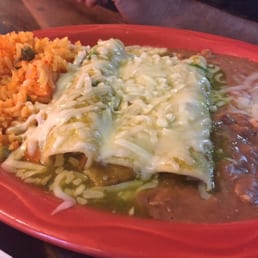 Chicken Enchilada Plate