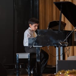 Union City Music & Dance Academy - Kiernan on piano at our 2015 May Recital