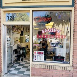 Aggie's Barber Shop - Aggie's Barber Shop store front.