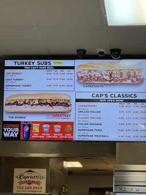 Menu photo 4 Capriotti's Sandwich Shop Las Vegas, NV