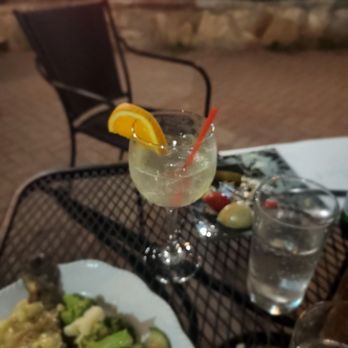 Cafe St. Petersburg - White summer sangria :) - Russian Near Me - Newton Centre, Massachusetts