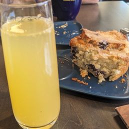 Mimosa & awesome blueberry muffin