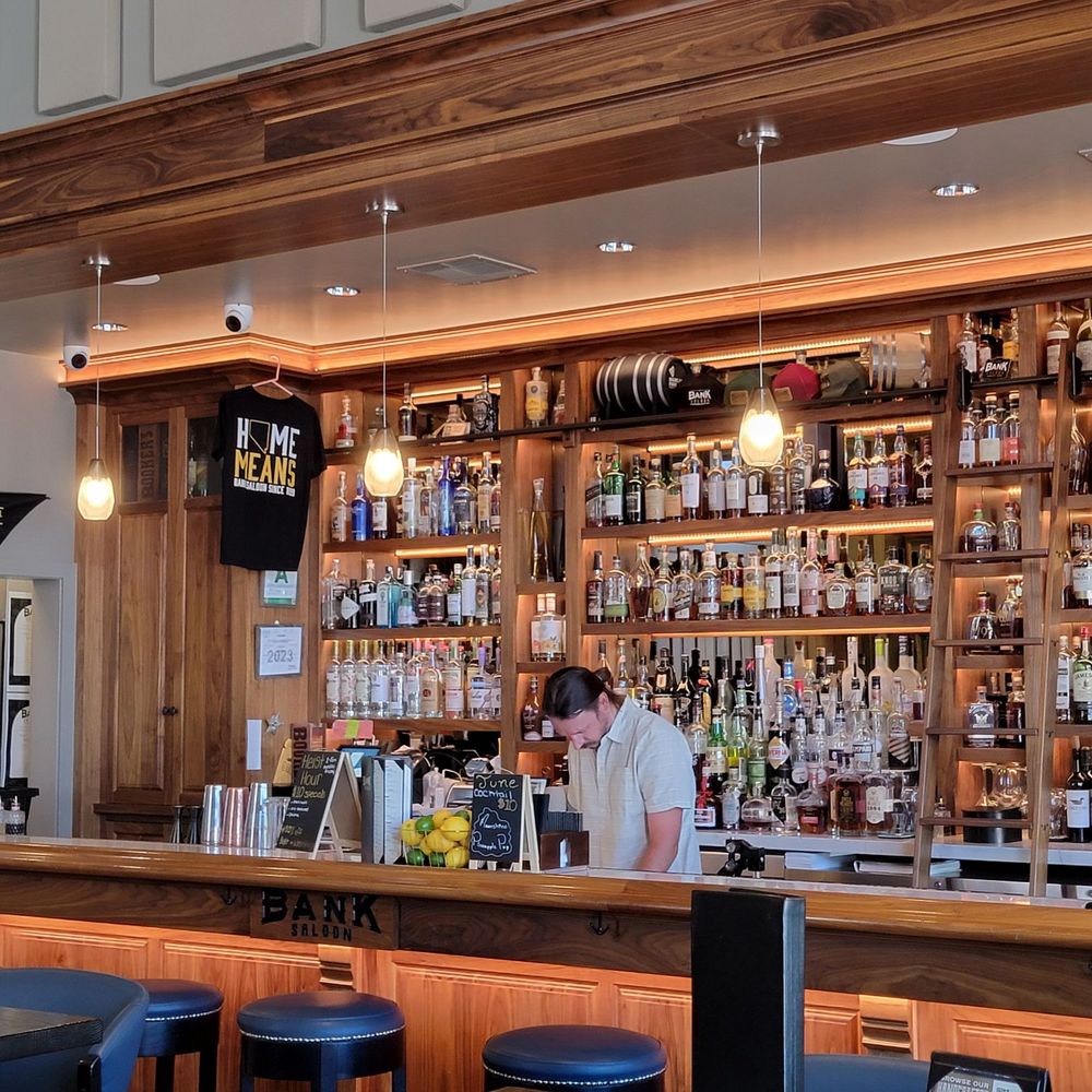 The beautiful bar and Ryan!