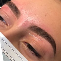 Taryn Brows - Brow shaping and filled in with our Taryn Brows products