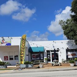Beyond All Smoke Ribs - I think it's a converted gas station!