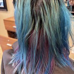 Kim's Kuts Hair Salon - Damaged before hair treatment