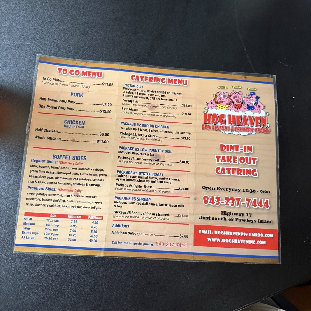 Hog Heaven - Barbeque Near Me - Pawleys Island, South Carolina