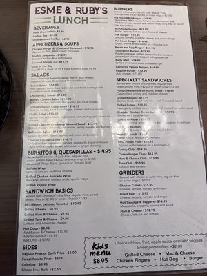 Menu photo 3 Esme’s And Ruby’s Thomaston, CT