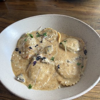 KOW Restaurant - Smoked Short Rib Ravioli - Comfort Food Near Me - Miami, Florida KOW Restaurant - Smoked Short Rib Ravioli - Comfort Food Near Me - Miami, Florida