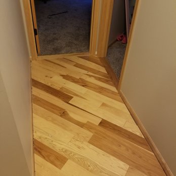 Stained White Oak Hardwood Stair Treads Yelp