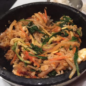 Manna - Seafood bibimbap! Tasty, but definitely had tentacles in it. So if that's not your thing, beware. Lol. - Korean Near Me - San Francisco, California