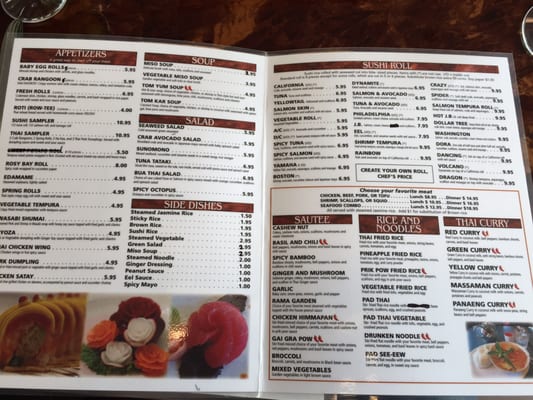 Menu photo 1 Bua Thai Sushi Malta, NY