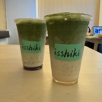 Isshiki Matcha - Lavender matcha latte + yuzu matcha latte - Coffee & Tea Near Me - New York, New York Isshiki Matcha - Lavender matcha latte + yuzu matcha latte - Coffee & Tea Near Me - New York, New York