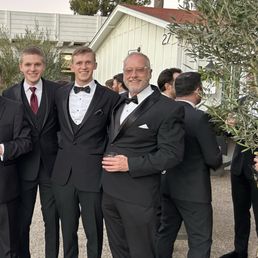 Three tuxedos three ways Three tuxedos three ways
