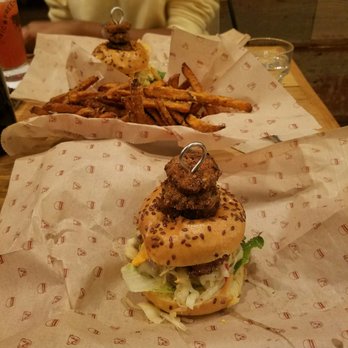 Bareburger - Forest Hills - Blazin Cattle & sweet potato fries, so delish! - Burgers Near Me - Forest Hills, New York Bareburger - Forest Hills - Blazin Cattle & sweet potato fries, so delish! - Burgers Near Me - Forest Hills, New York