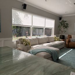 New electric roller shades. New electric roller shades.