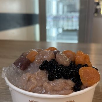Maymay’s Cravings - Iced Taro Balls with Boba, Sago, Grass Jelly, Red Bean, and Taro Paste... - Asian Fusion Near Me - Walnut Creek, California