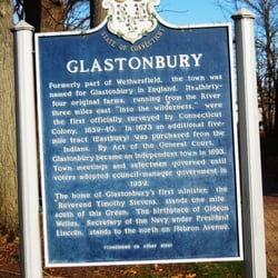 Glastonbury Historical Marker