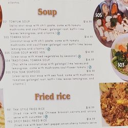Mae Sai Thai Food - Menu