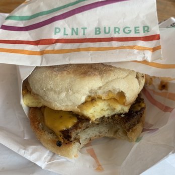 PLNT Burger - Breakfast Sammy - Vegan Near Me - Wynnewood, Pennsylvania PLNT Burger - Breakfast Sammy - Vegan Near Me - Wynnewood, Pennsylvania