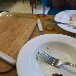 Fiordigrano Pizza - We ate everything!!