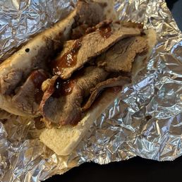 Tri tip sandwich