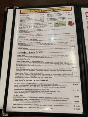 Menu photo 2 Ru San's Atlanta, GA
