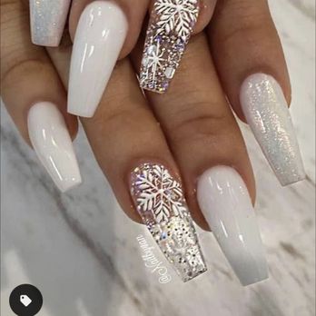 M&C Nails Spa - (photo of nails I showed them I wanted) - Nail Salons Near Me - Kennewick, Washington