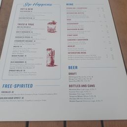 Bar items. Two sided menu. Bar items on both menus Bar items. Two sided menu. Bar items on both menus
