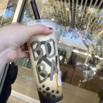 T% Coffee + Tea - Davis  - Crème brûlée milk tea with boba - Bubble Tea Near Me - Davis, California