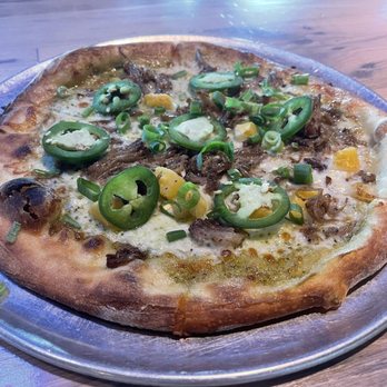 Moku Kitchen - Kalua Pork and Pineapple pizza $12 at HH - Cocktail Bars Near Me - Honolulu, Hawaii