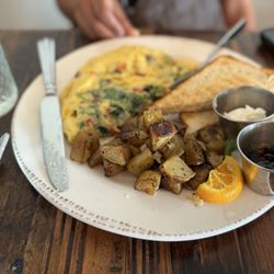 Perky Beans Coffee & PB Cafe - Omelette n Toast
