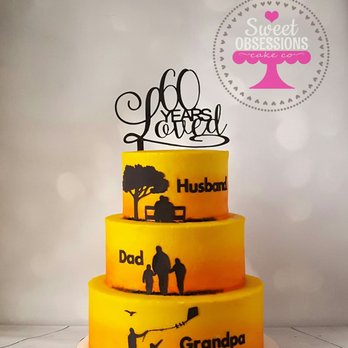 Sweet Obsessions Cake - a three tiered cake - Bakeries Near Me