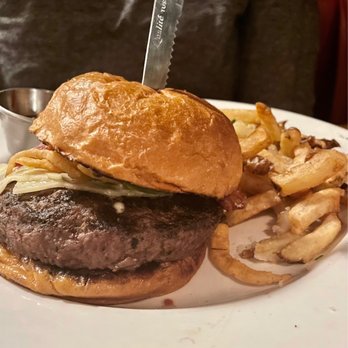 Satchel's on 6th - Burger - 2/5 while well cooked it was just kind of a blah burger - New American Near Me - Denver, Colorado