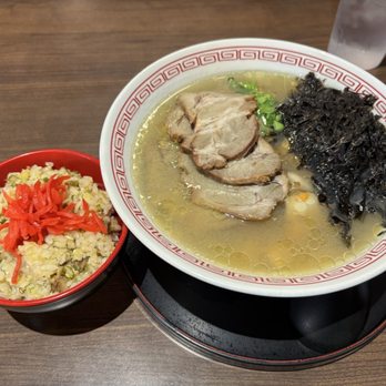 Jidaiya Ramen Dining - Kai-Shio (Shellfish) Ramen with Chashu and Fried Rice - Ramen Near Me - Gardena, California