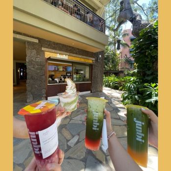 Junbi - Waikiki - Hibiscus tea, Matcha ice cream, Matcha strawberry, Matcha lilikoi - Coffee & Tea Near Me - Honolulu, Hawaii