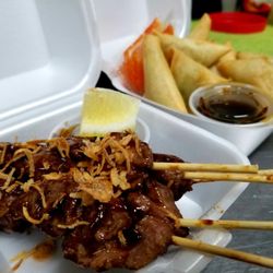 Spices Food Truck - Lamb satay & potato sambusa
