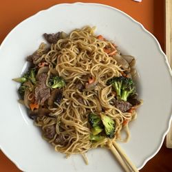 California Roll Sushi - Fried Noodle (Beef) delicious!!!!!
