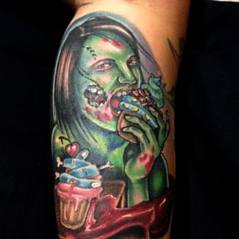 Trusted Tattoo - zombie chef bakery by jordan - Tattoo Near Me - Corona, California Trusted Tattoo - zombie chef bakery by jordan - Tattoo Near Me - Corona, California