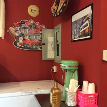 Chitterchats - a kitchen with red walls - Ice Cream & Frozen Yogurt Near Me - Reedville, Virginia Chitterchats - a kitchen with red walls - Ice Cream & Frozen Yogurt Near Me - Reedville, Virginia