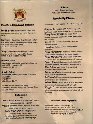 Menu photo 5 Jonah's on Johnston Forsyth, GA