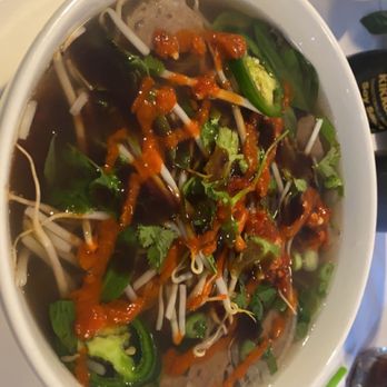 Viet's Pho - Sliced beef, brisket, and sliced meatball pho - Vietnamese Near Me - Albuquerque, New Mexico