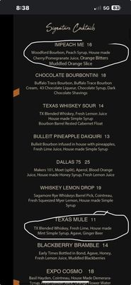 Menu photo 1 Whiskeys Dallas, TX Menu photo 1 Whiskeys Dallas, TX