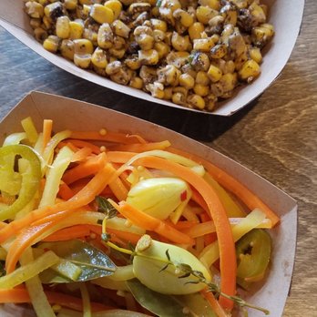 Karver Sandwich Bar - Street corn side and house made pickles. - Sandwiches Near Me - Beaverton, Oregon Karver Sandwich Bar - Street corn side and house made pickles. - Sandwiches Near Me - Beaverton, Oregon