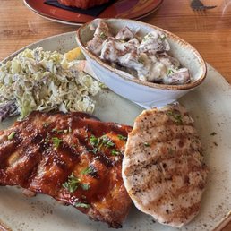 Chicken and rib combo Chicken and rib combo
